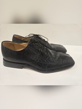 Studio Belvedere Ostrich Leg Oxfords Hand Made Sz 10.5 New